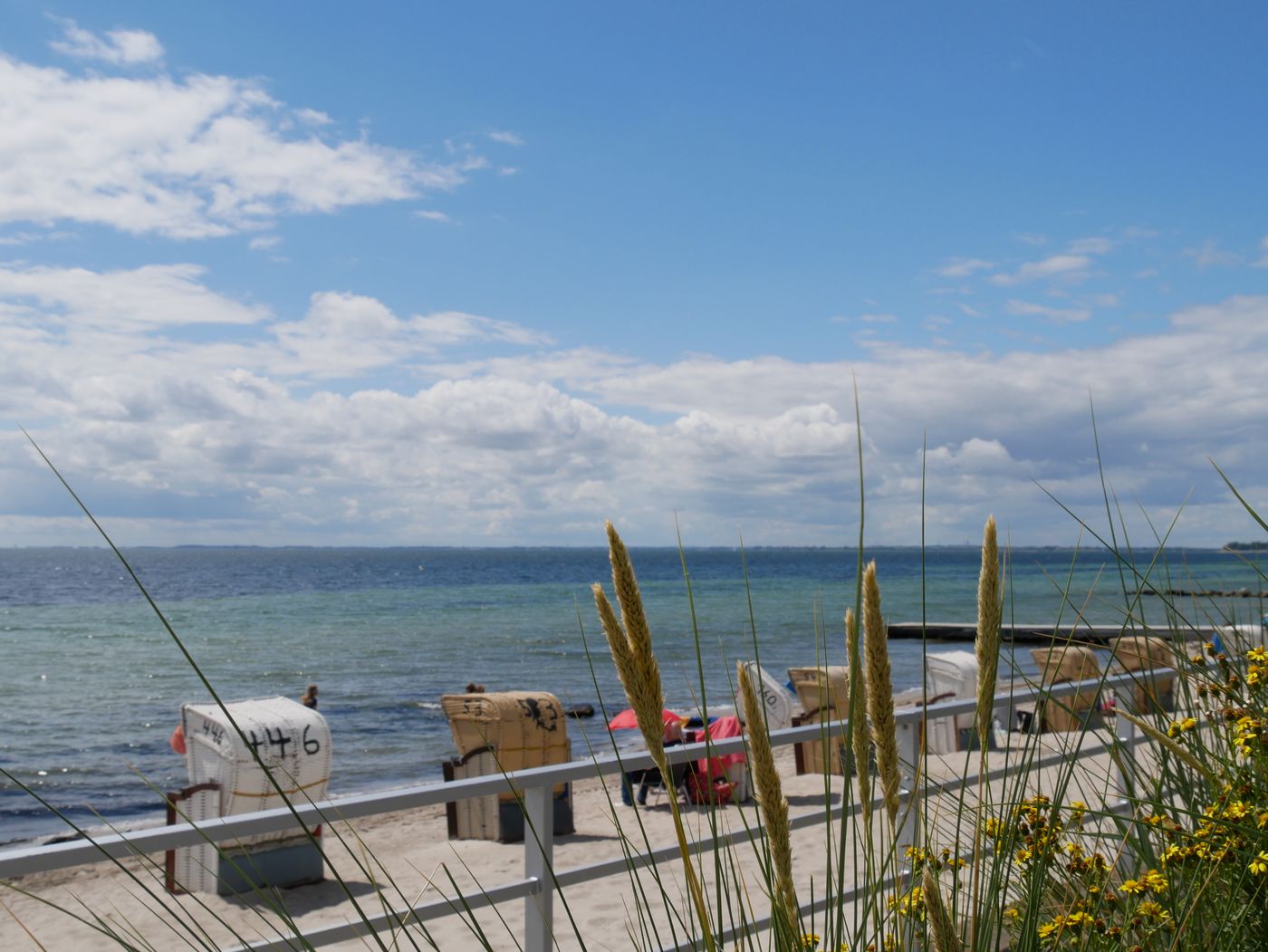 Sonniges Strandvergnügen