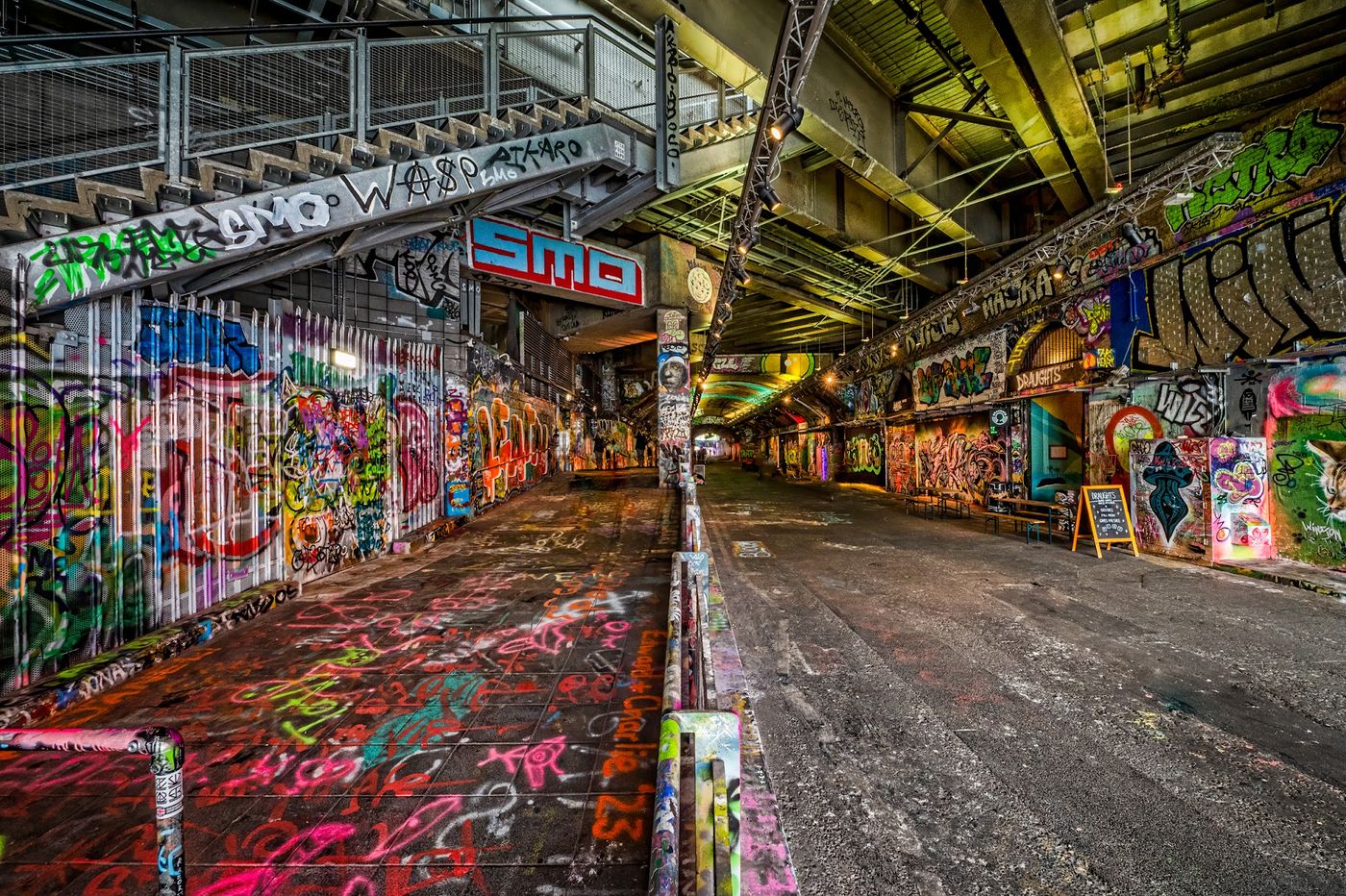 Graffiti-Tunnel entdecken