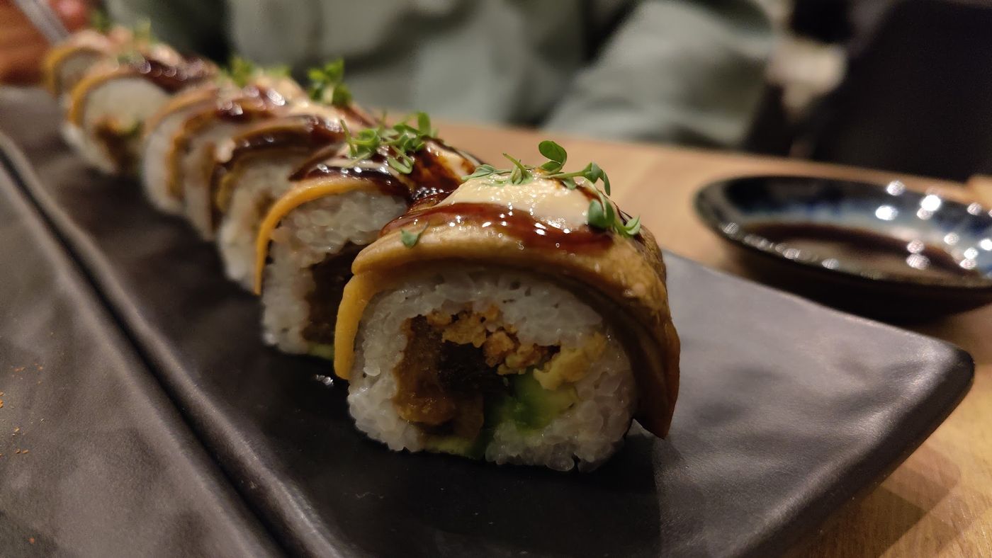 Veganes Sushi in gemütlicher Atmosphäre
