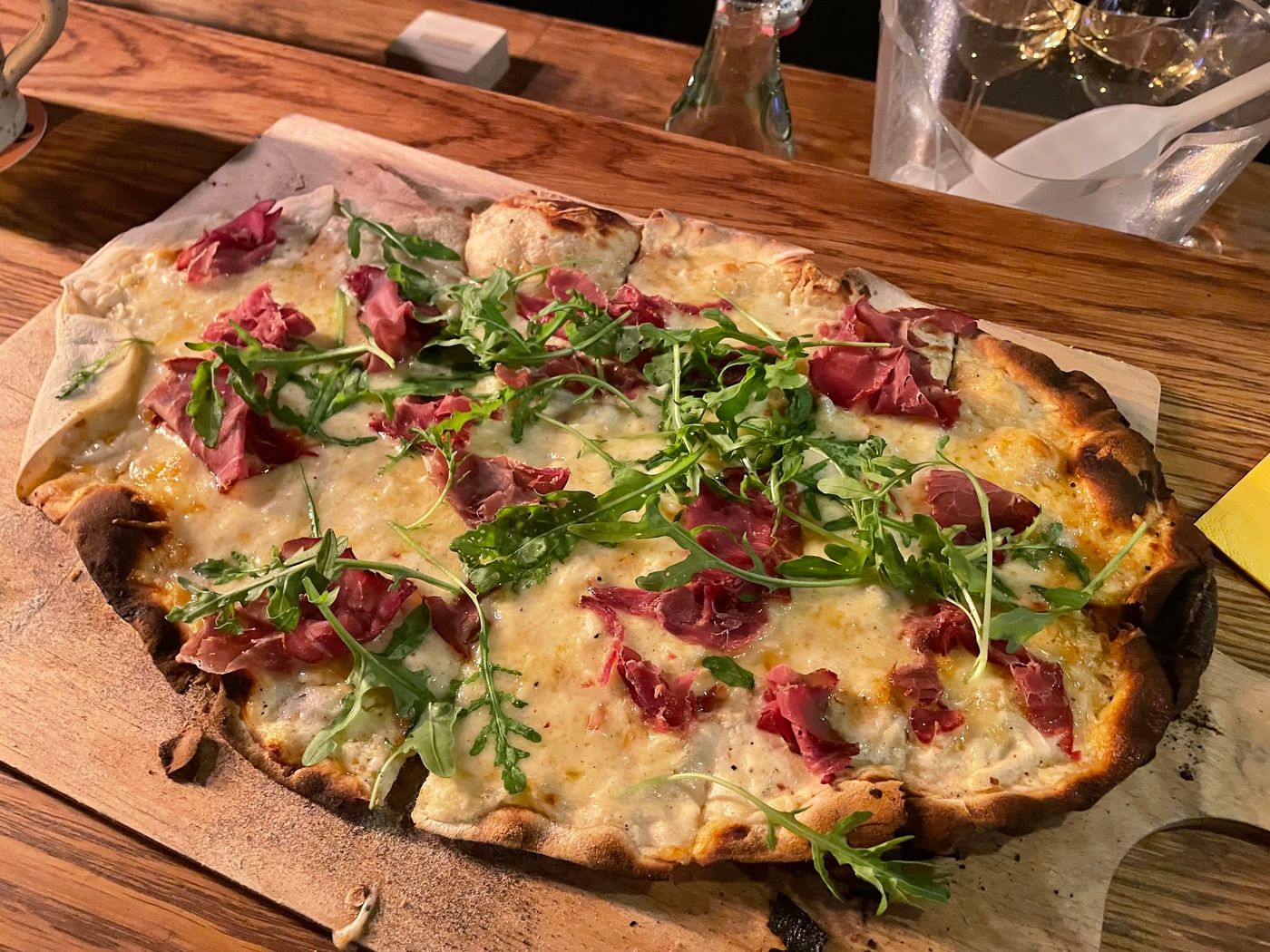 Traditioneller Flammkuchen