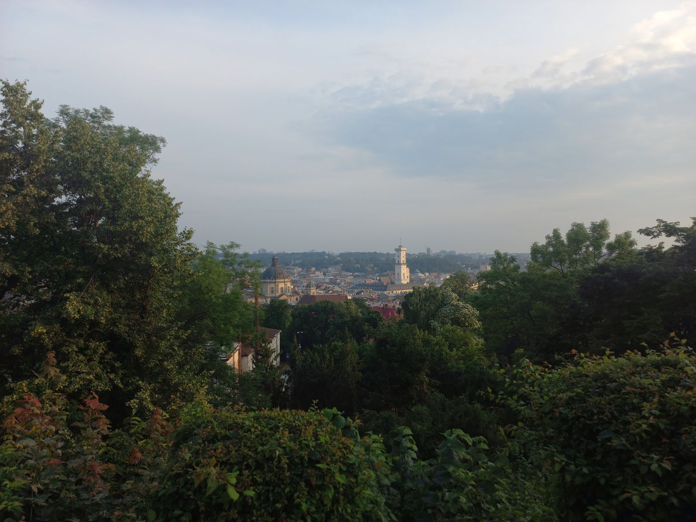 Atemberaubende Aussicht über Lviv