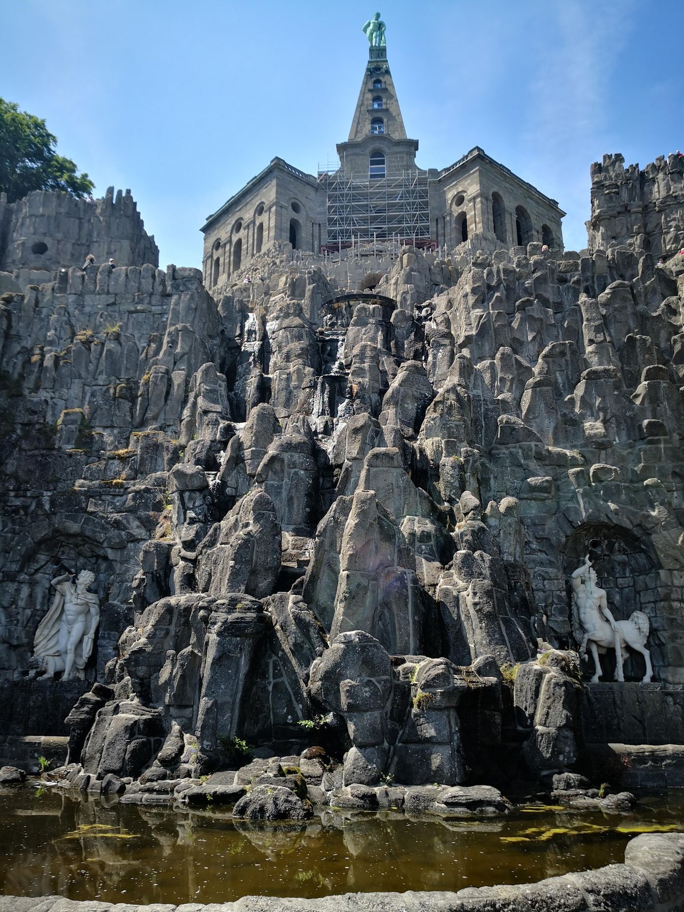 UNESCO-Weltkulturerbe mit Wasserspielen