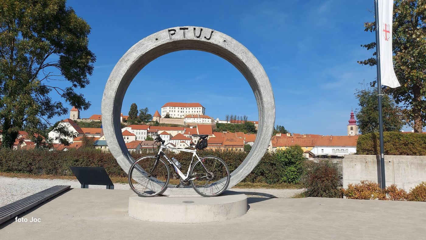 Perfekter Blick auf Ptuj's Dächer