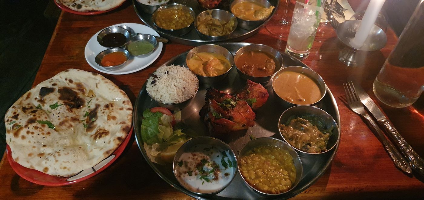 Indische Küche mit Ambiente
