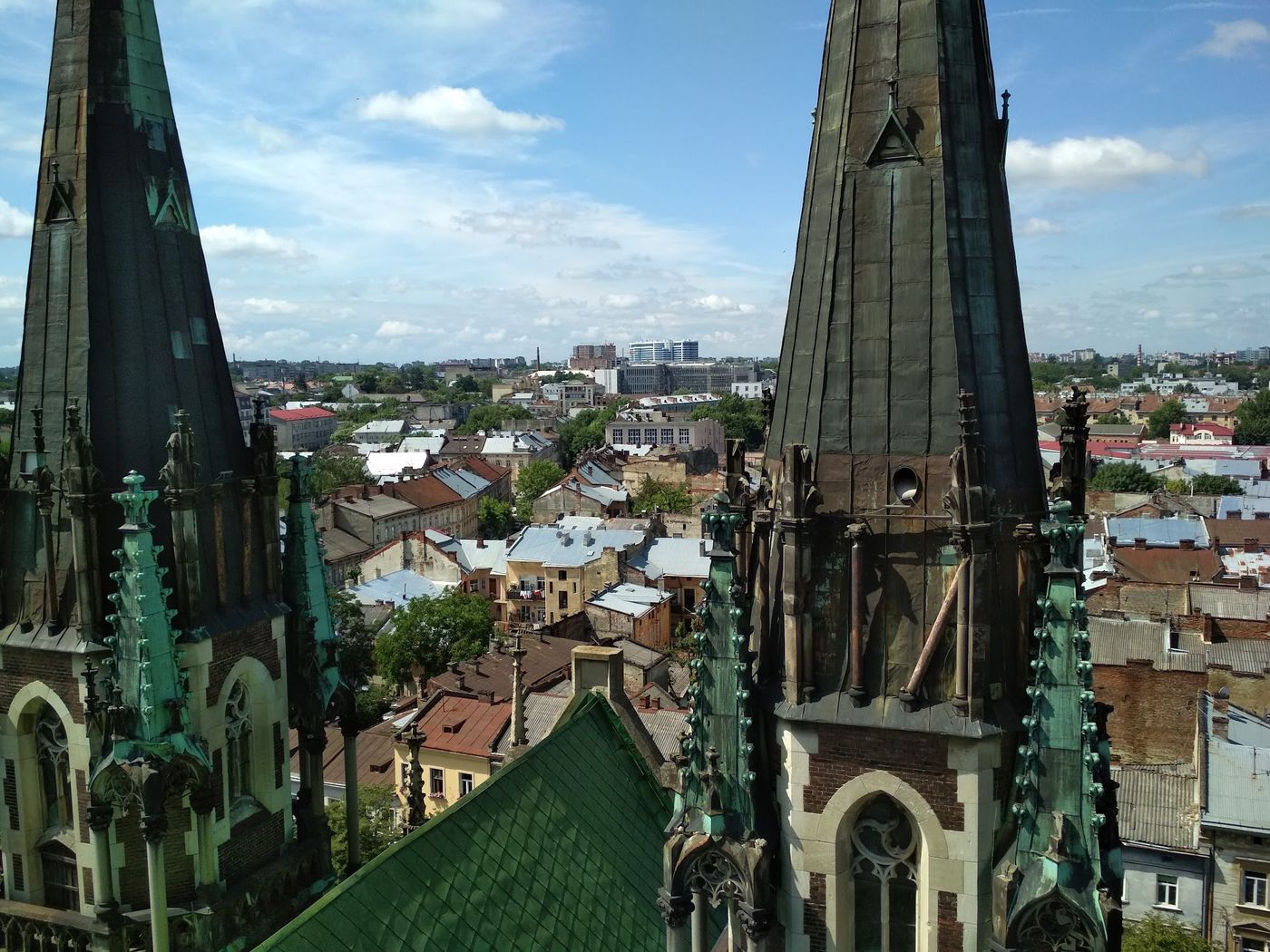 Atemberaubende Aussichten über Lviv