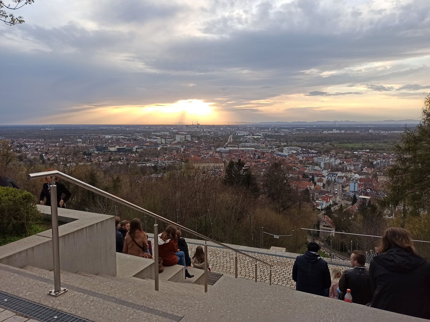 Atemberaubende Aussichten über Karlsruhe