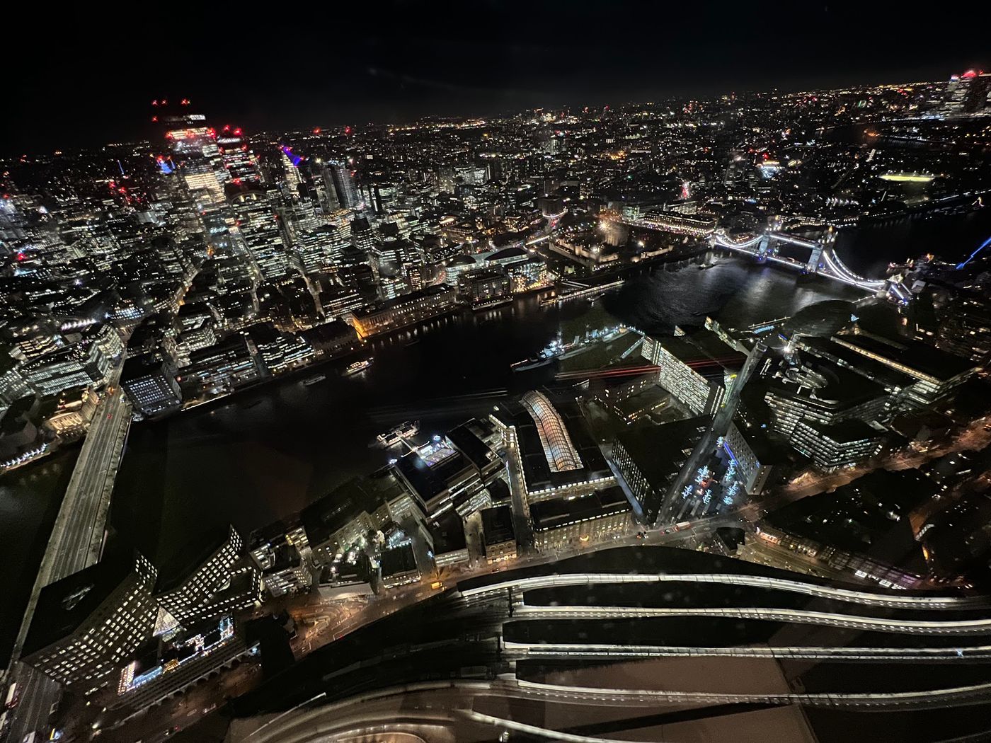 Atemberaubende Aussicht über London