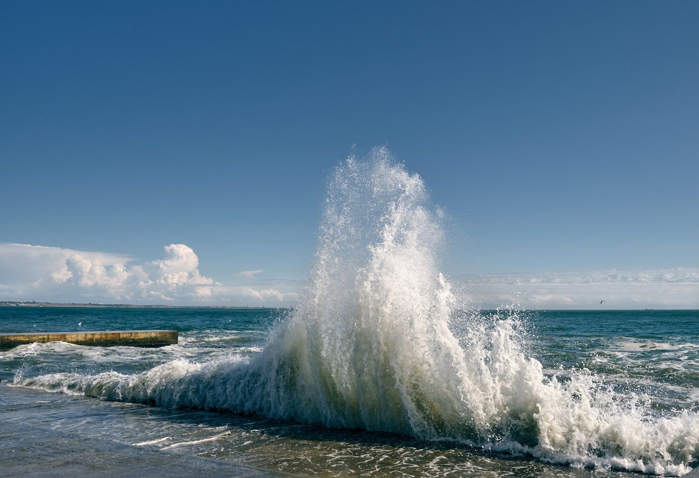 Sonnenbaden am Schwarzen Meer