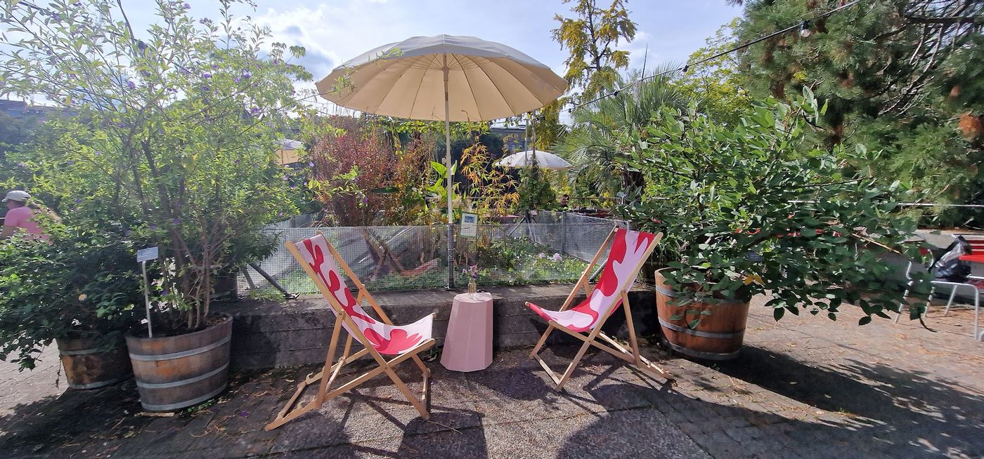 Frühstück im Botanischen Garten