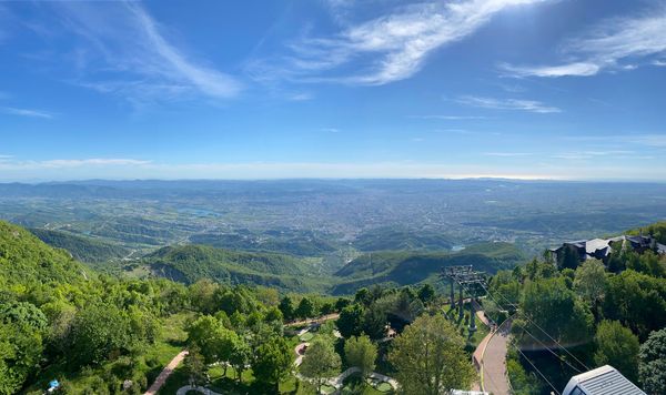 Atemberaubende Aussicht über Tirana