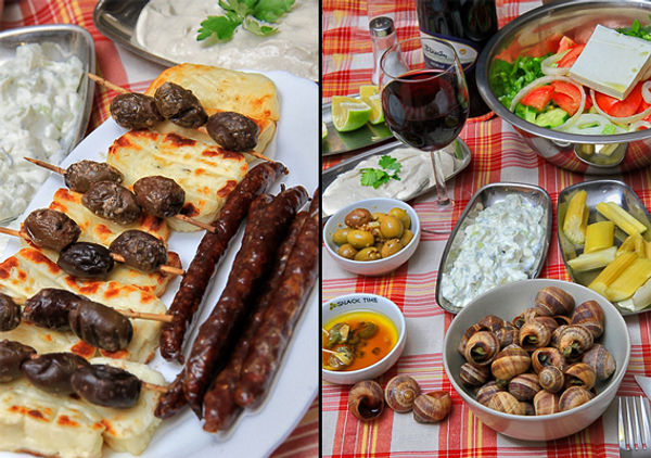 Authentische zypriotische Küche