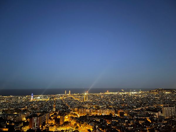 Atemberaubende Aussicht über Barcelona