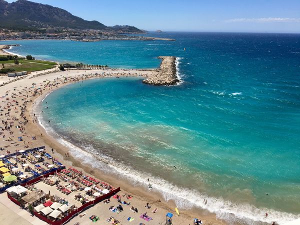 Sonnenbaden am Stadtstrand