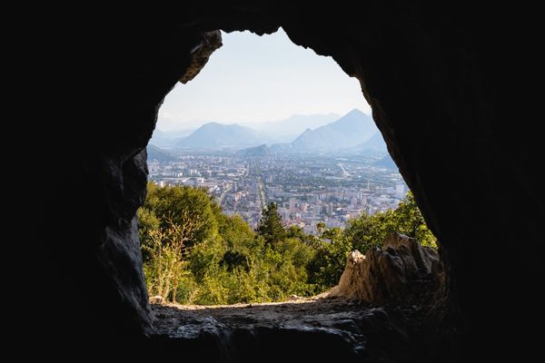 Panoramablick über Grenoble