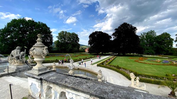 Barocker Garten für romantische Spaziergänge