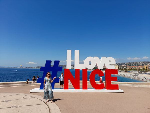 Panoramablick über Nice