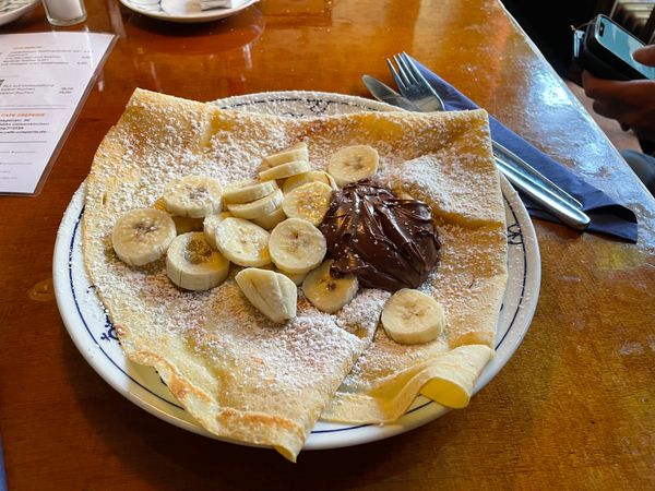 Gemütliche Kaffeezeit mit Crêpes