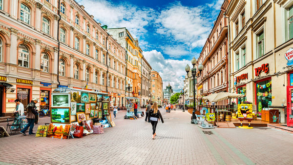 Bummeln auf der Arbat Straße