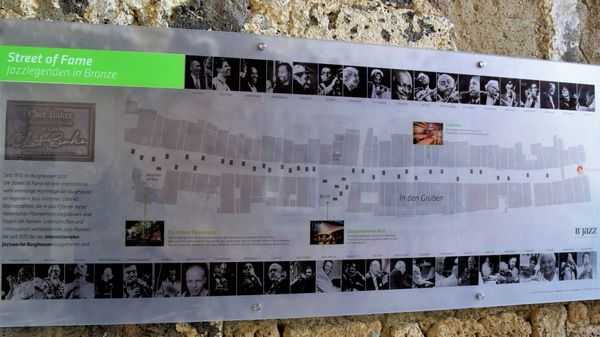 Spaziergang auf der Jazzmeile