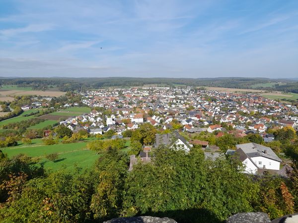 Mittelalterliche Burg mit atemberaubender Aussicht