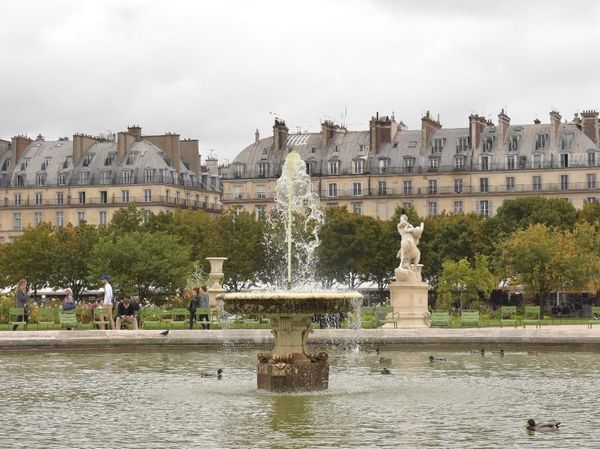 Historische Gärten hinter dem Louvre