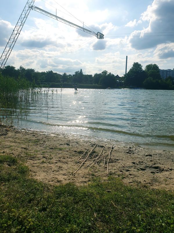 Action auf dem Wasser
