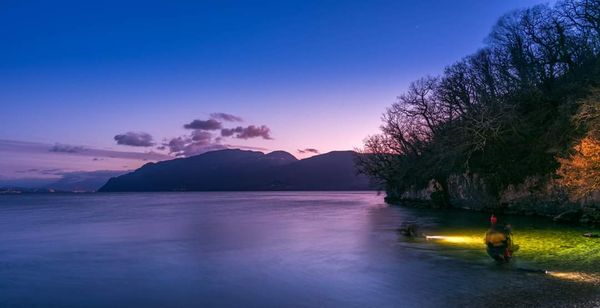 Geheimer Badeplatz am Bourget See
