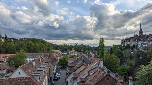 Panoramablick über Berns Dächer