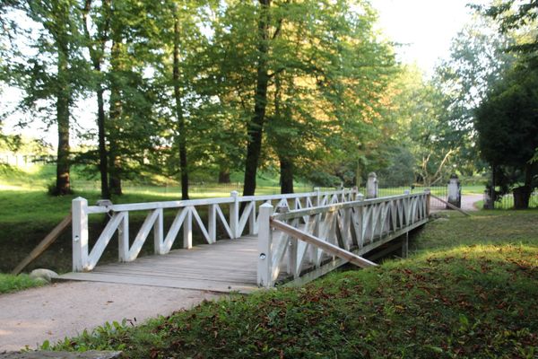 Spaziergang durch den charmanten Park Luisium