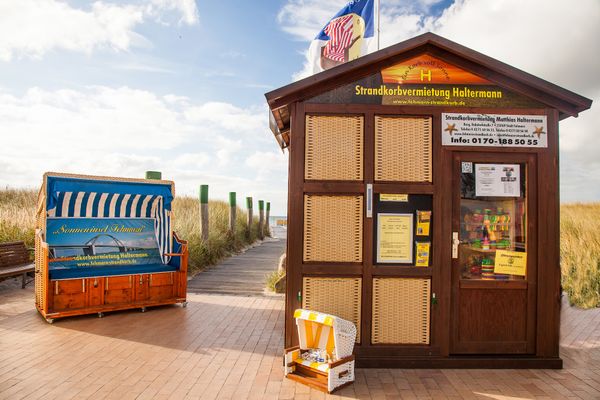 Entspannte Strandtage im Strandkorb