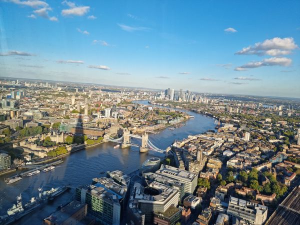 Atemberaubende Aussicht über London
