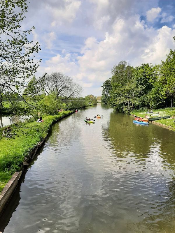 Friedliche Natur nahe der Stadt