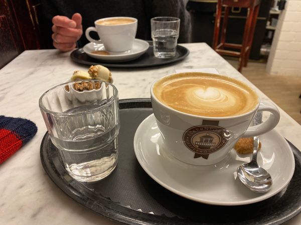 Köstlicher Kaffeeduft in der Luft