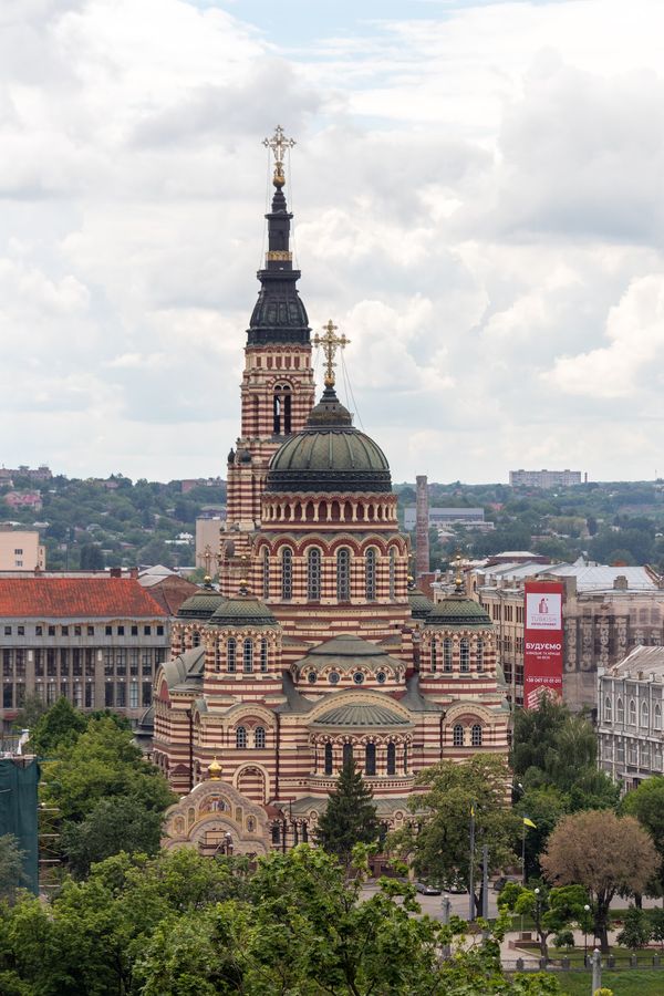 Farbenpracht in religiöser Architektur