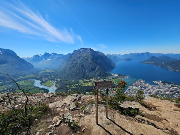 Panoramablick vom Rampestreken
