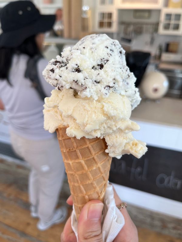 Bestes Eis der Insel