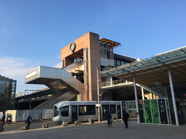 Geheimer Garten auf dem Bahnhof