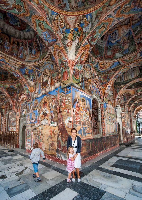 Bulgarisches Kloster mit atemberaubender Kunst
