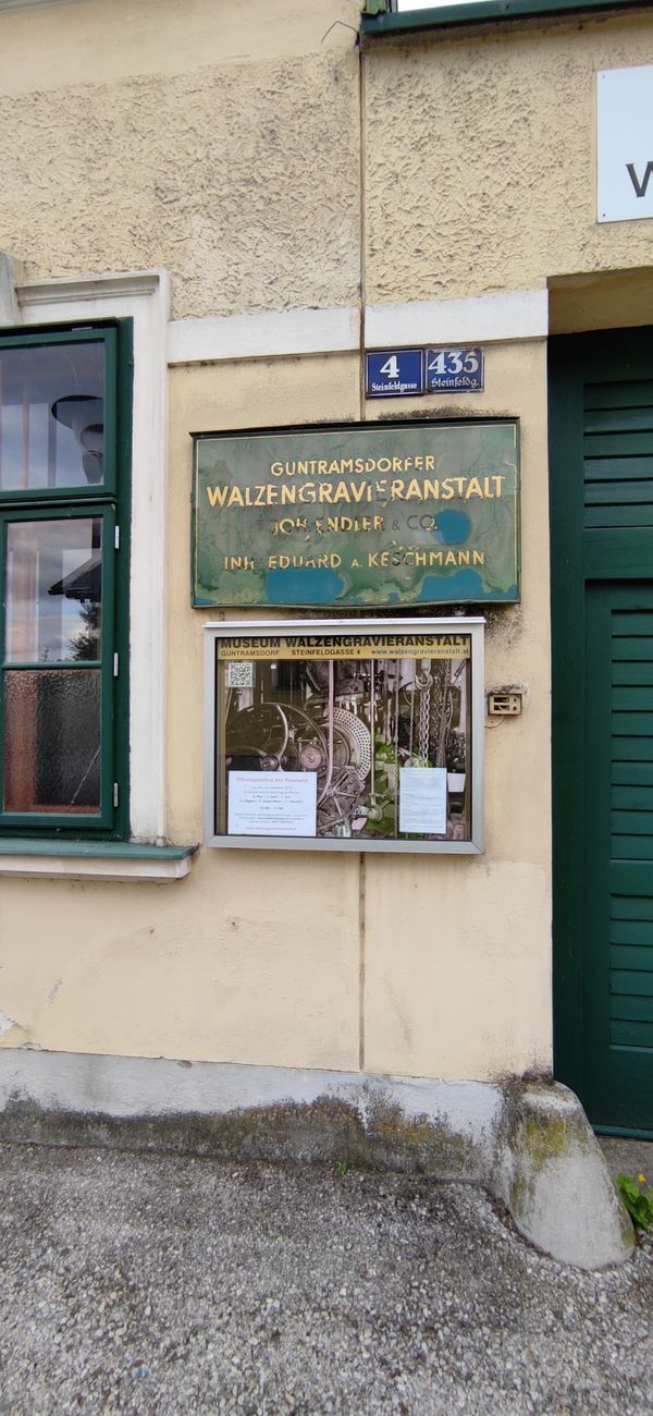 Zeitreise in die Vergangenheit im Museum Walzengravieranstalt
