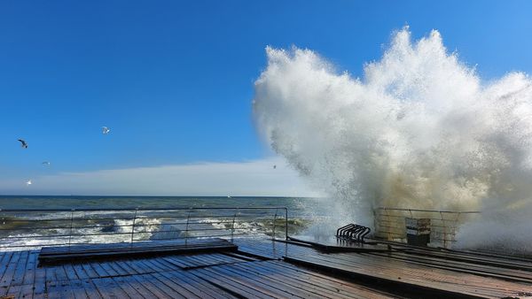 Sonnenbaden am Schwarzen Meer