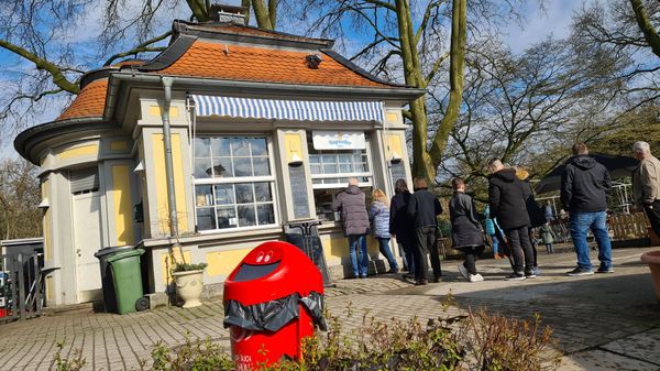 Entspannen im historischen Biergarten