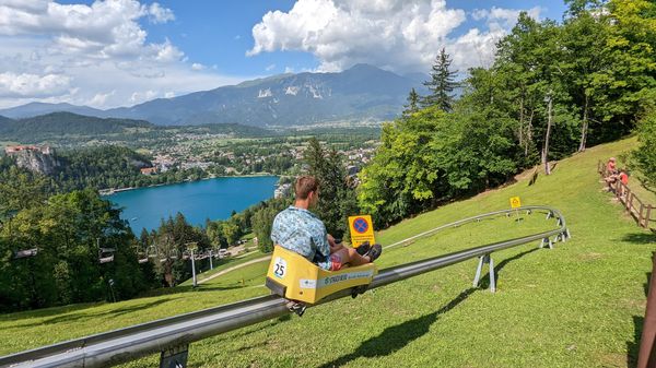 Rodelspaß mit Aussicht