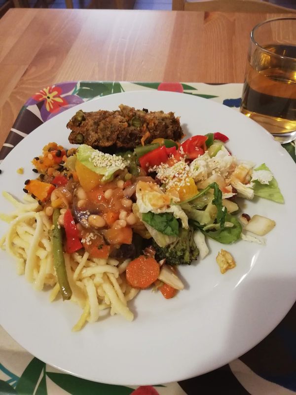 Salatbar mit Nachlass nach 14:30 Uhr