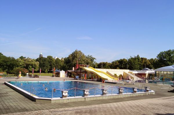 Wasserspaß im Stadtzentrum