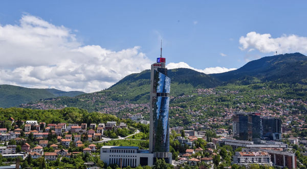 Atemberaubende Aussicht über Sarajevo