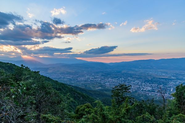 Panoramablick vom Vodno Berg