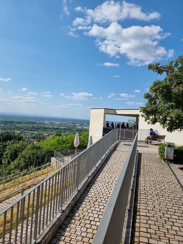 Atemberaubende Aussichten über Karlsruhe