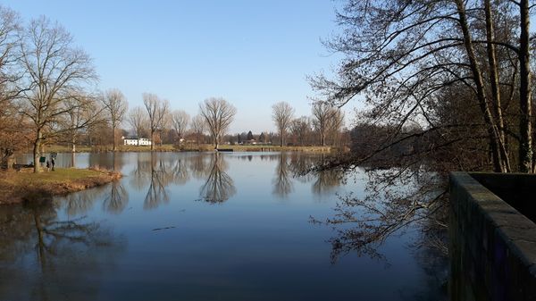 Idyllische Ruhe am Flussufer