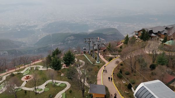 Atemberaubende Aussicht über Tirana