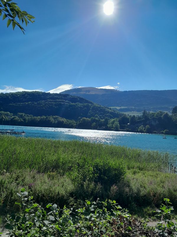 Kristallklares Wasser & Alpenpanorama